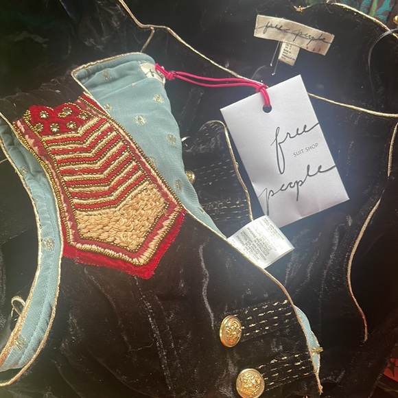 Free People Sign Of The Times Vest Suit Set - Picture 9 of 9